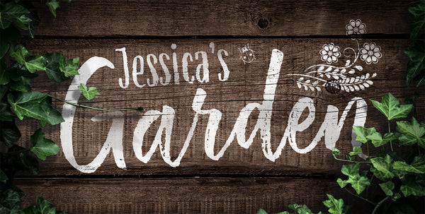 Custom Garden Sign 48" x 24"